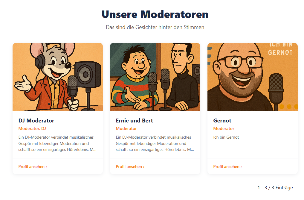 RP Moderator Profilseiten